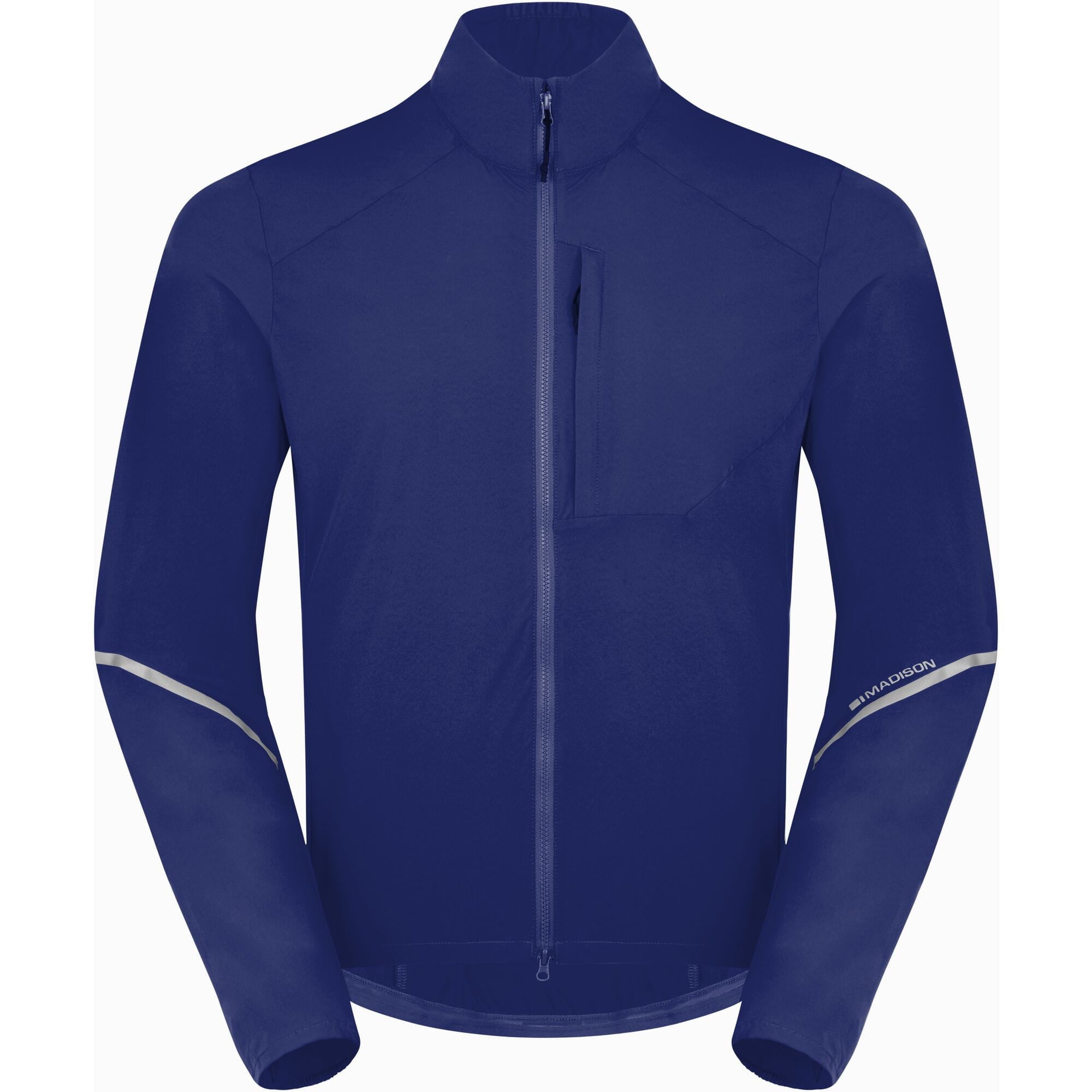 Madison men's windproof packable cycling jacket with ventilation technology, lightweight and designed for outdoor cycling.