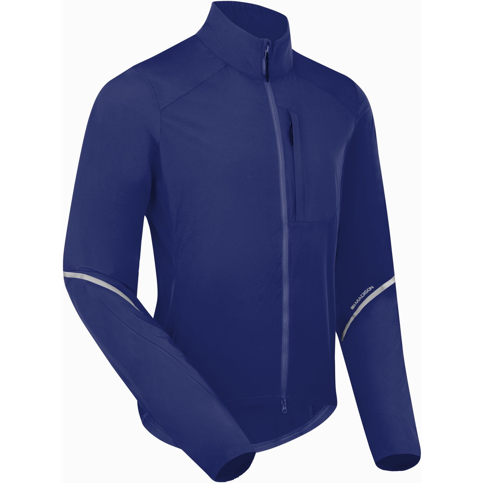 Madison men's windproof packable cycling jacket with ventilation technology, lightweight outdoor clothing for biking.