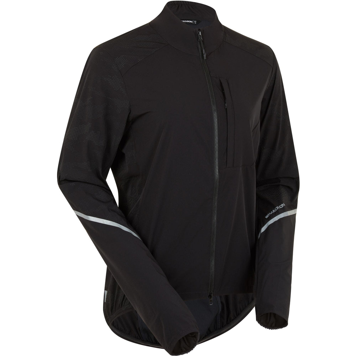 Madison Stellar Tech women's windproof packable cycling jacket with freewheel design, lightweight and suitable for outdoor riding.