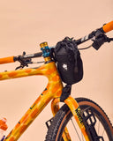 Miss Grape Bud Adventure 1-Litre stem bag for cycling essentials, compact black accessory mounted on bike stem.