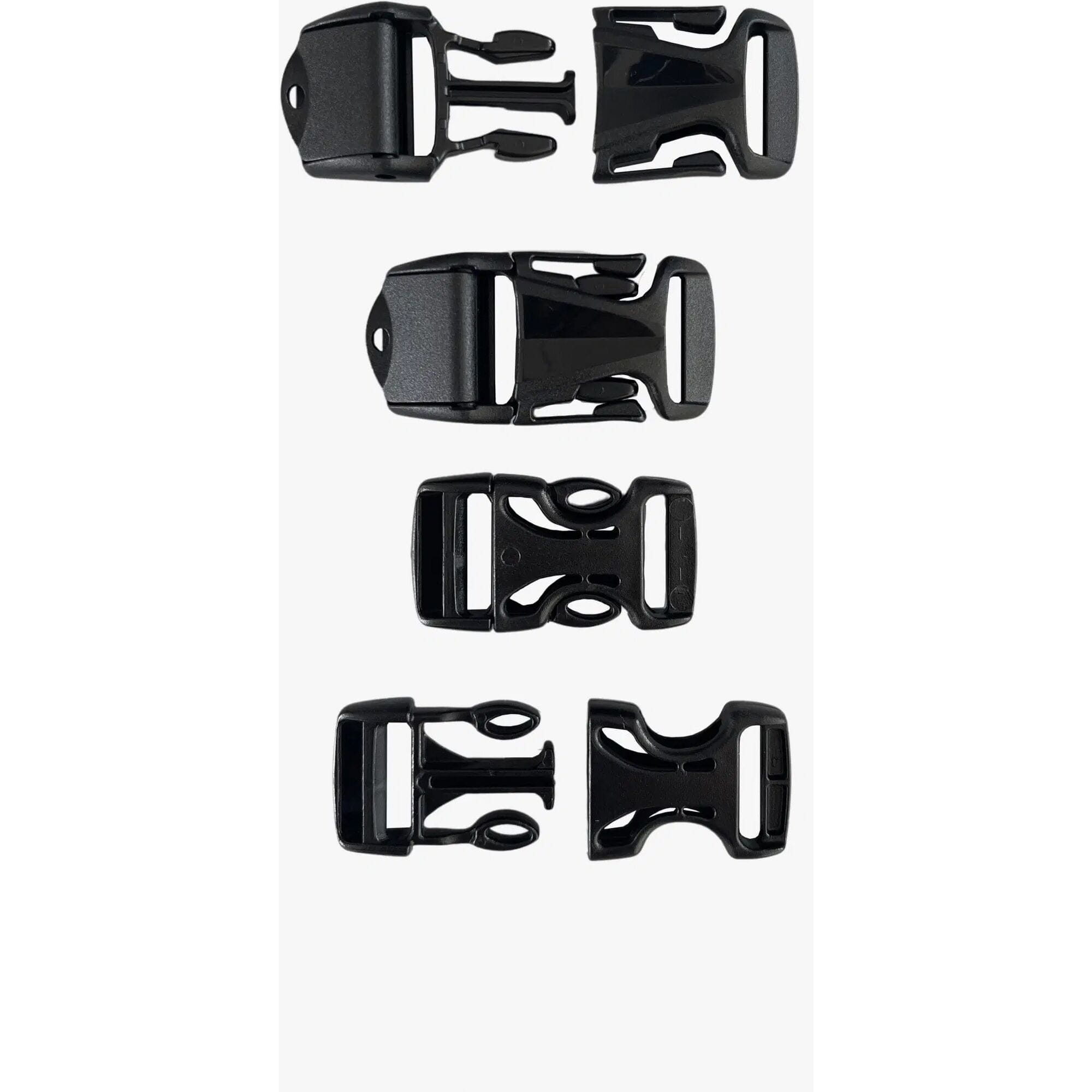 Miss Grape buckle repair kit with four replacement buckles for bags and accessories, featuring durable metal clips and adjustable straps.