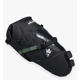Miss Grape Cluster 13L Adventure waterproof saddle bag for cycling, showing durable waterproof material and secure attachment straps.
