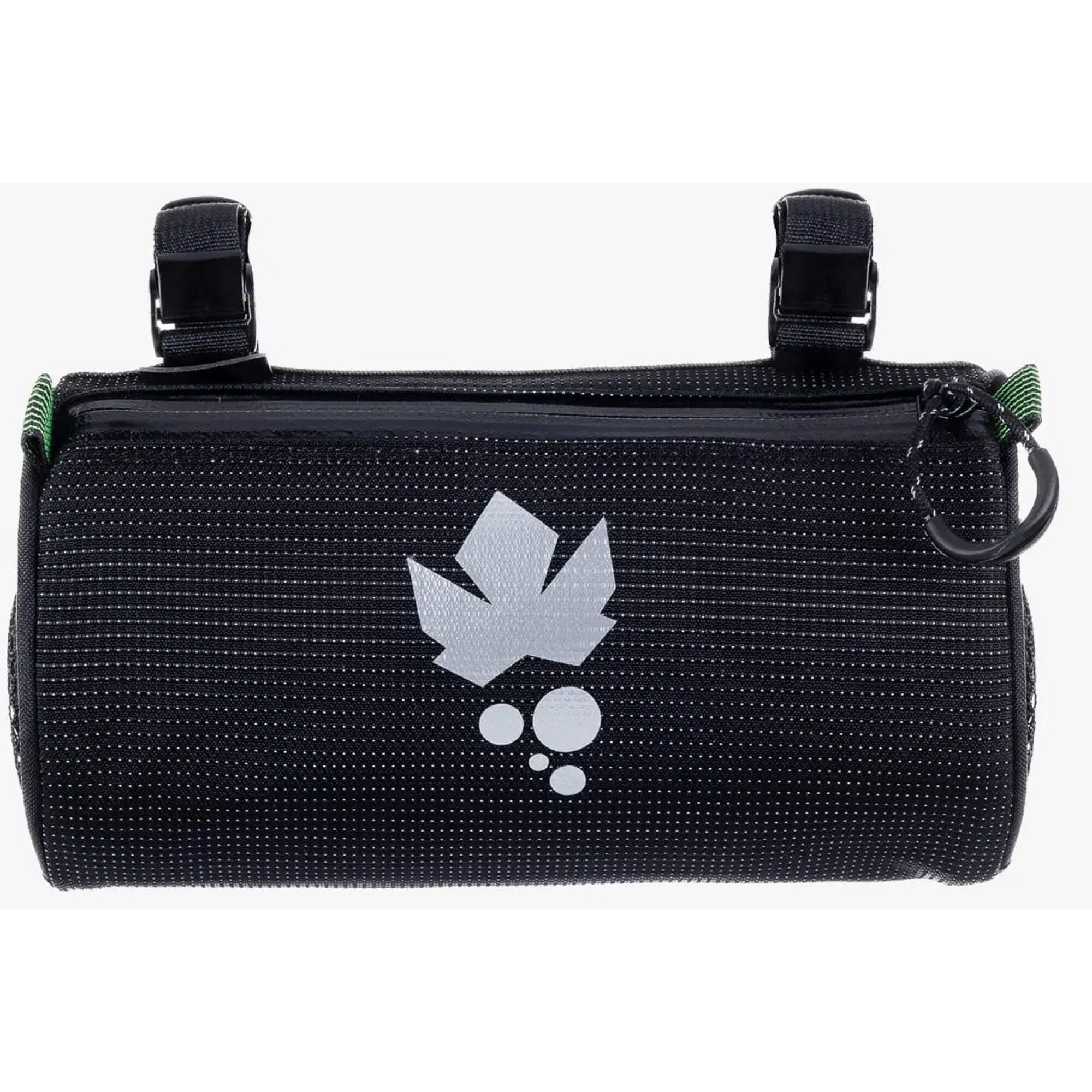 Miss Grape Moon Commute handlebar bag for road and gravel bikes, water-resistant bike accessory with a sleek design.