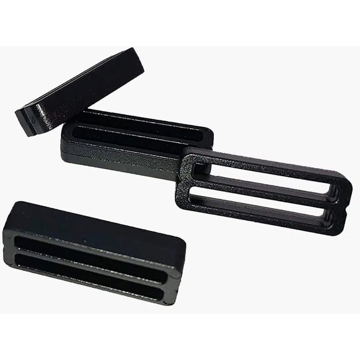 Miss Grape Fix Ring Set for Bike Straps with four black metal rings for securing and organizing straps.