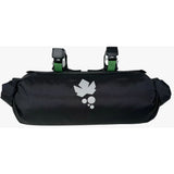 Miss Grape Tendril 4.10 waterproof handlebar bag showing adjustable straps and compact design for bike accessories.