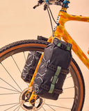 Miss Grape waterproof dry bag for fork-mounted cargo cages, 6L trunk accessory, durable and weather-resistant for outdoor adventures.