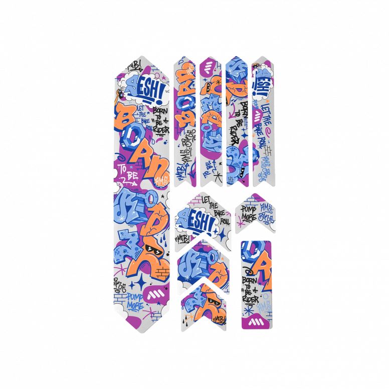 All Mountain Style Frame Protection & Stickers - Frame Protection & Stickers - Born To Be Rider Blue