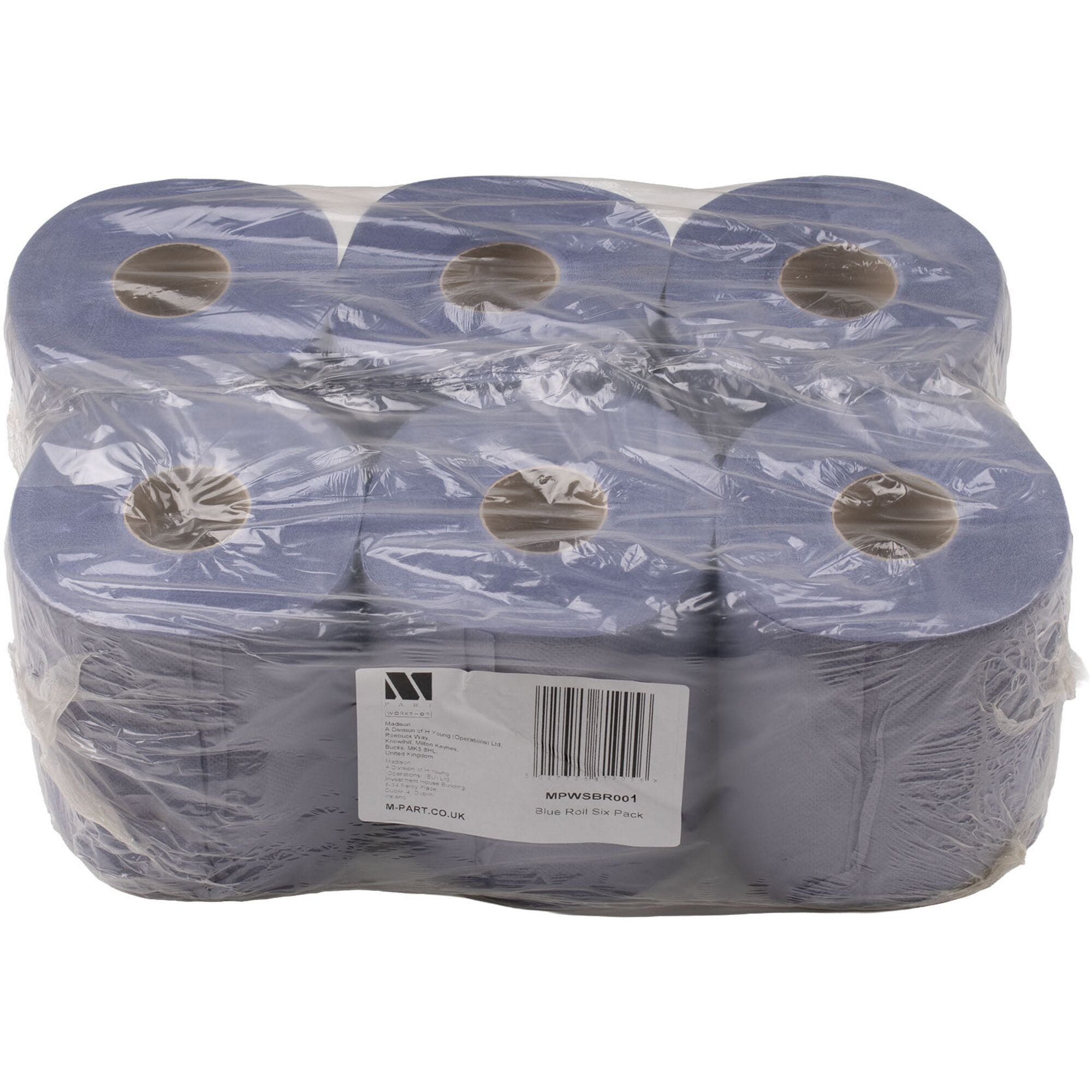 M Part Workshop Blue Roll - 6 Pack