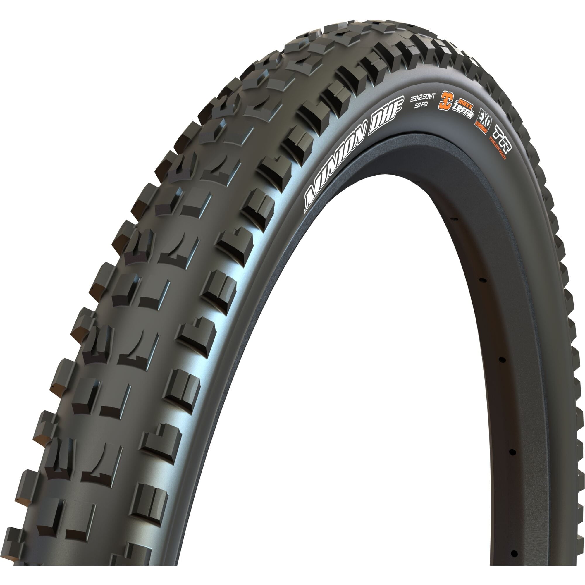 Maxxis Minion DHF 27.5x2.50 60 TPI Folding MaxxTerra EXO Tubeless Tyre