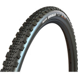 Maxxis Ravager 700x45C tubeless folding gravel tyre with dual compound and EXO protection, featuring 120 TPI sidewalls.