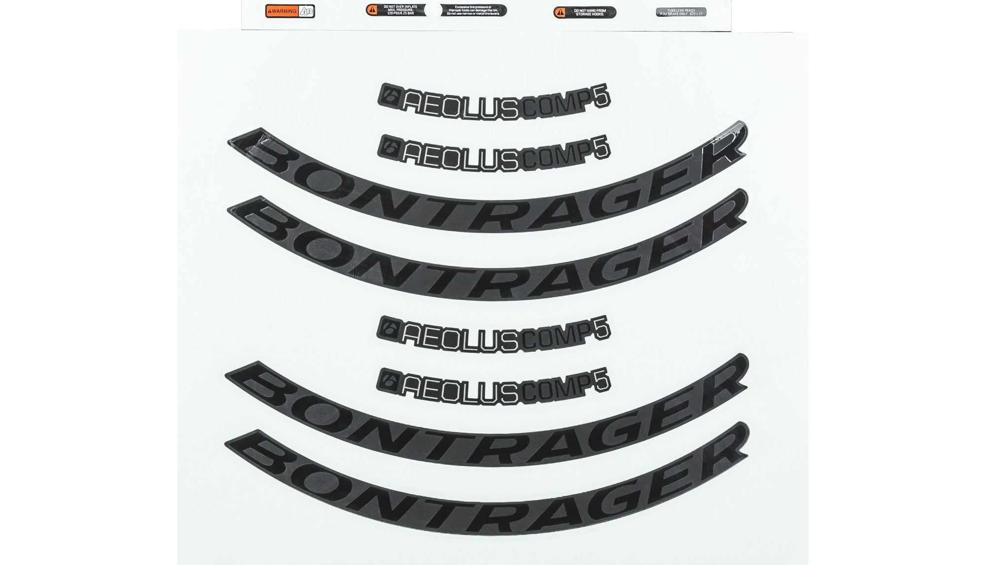 Bontrager Aeolus Comp Rim Decal Sets Wheel Spares