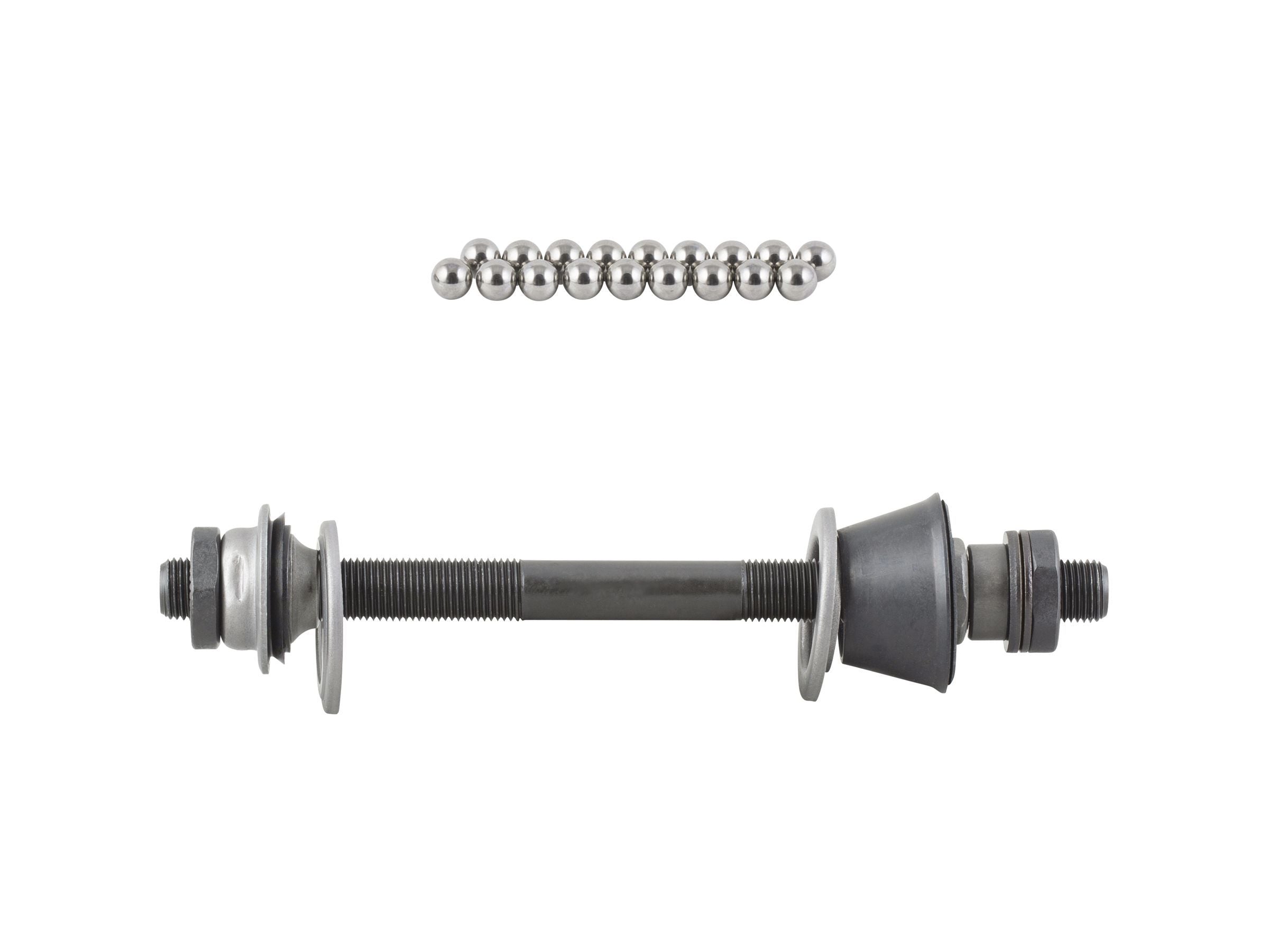 Bontrager Approved Loose Ball City/MTB Rear Hub Axle Kit Silver/Black 135mm OLD FT/RR