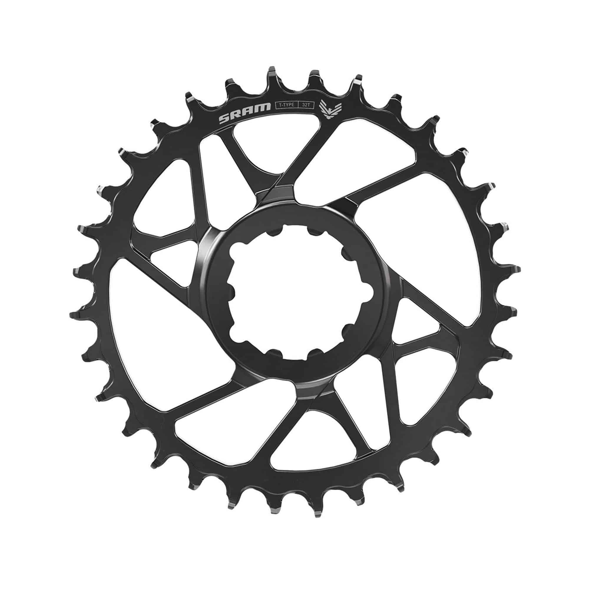 Sram Chain Ring T-Type Eagle Steel Direct Mount 3Mm Offset Eagle (Including 8 Bolts) Black - S1000 | Swinnerton Cycles