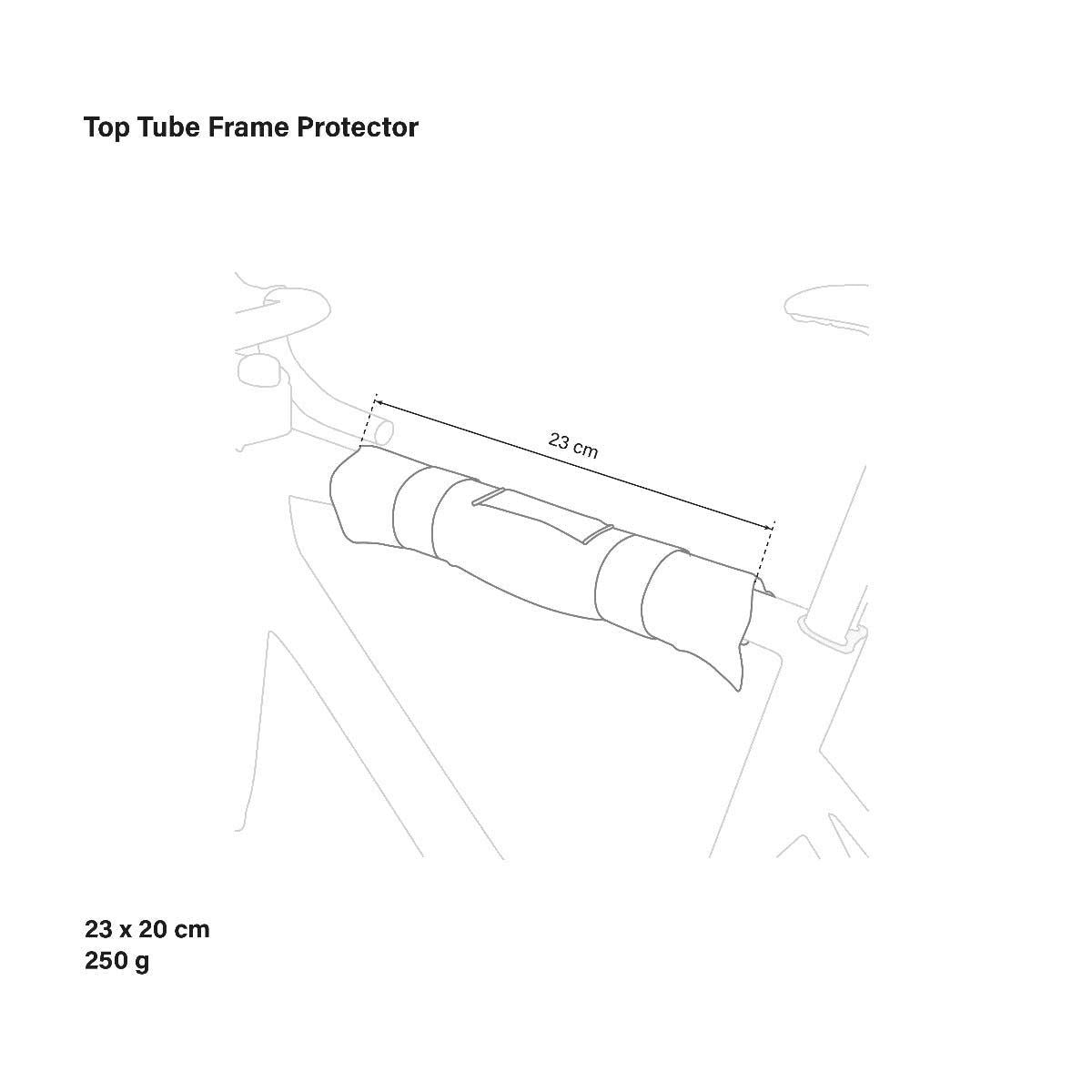 Scicon Sports Panniers & Bags - Bicycle Frame Top Tube Protection Pad