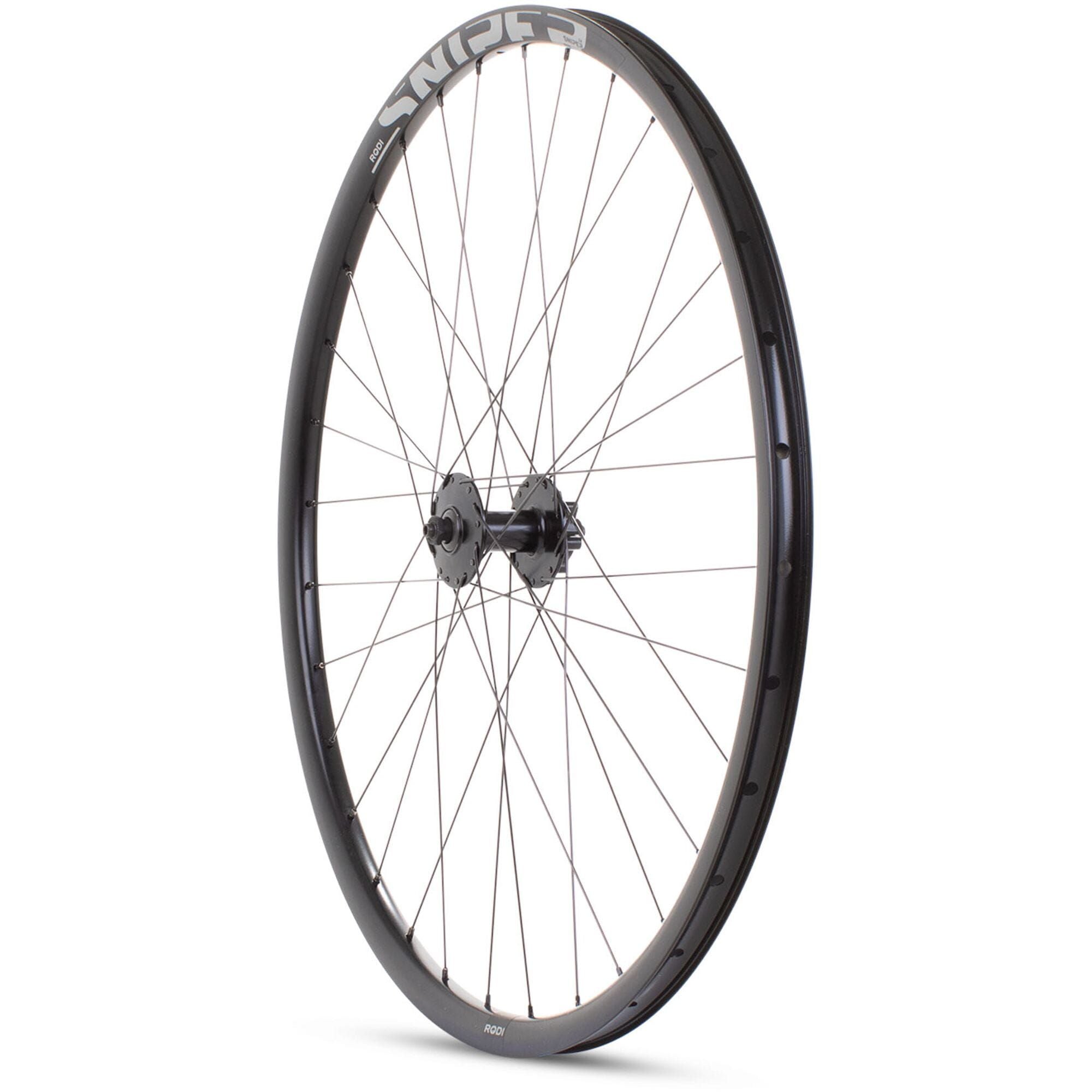 M Part Wheels Gravel Front Wheel 700c Shimano QC400 6B Hub QR 100mm Sniper 24 Rim Black | Swinnerton Cycles