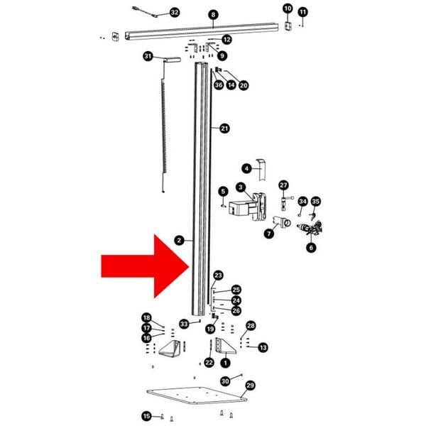 Park Tool 2100 Upright Replacement for PRS-33 and PRS-33.2 Bike Stands | Swinnerton Cycles