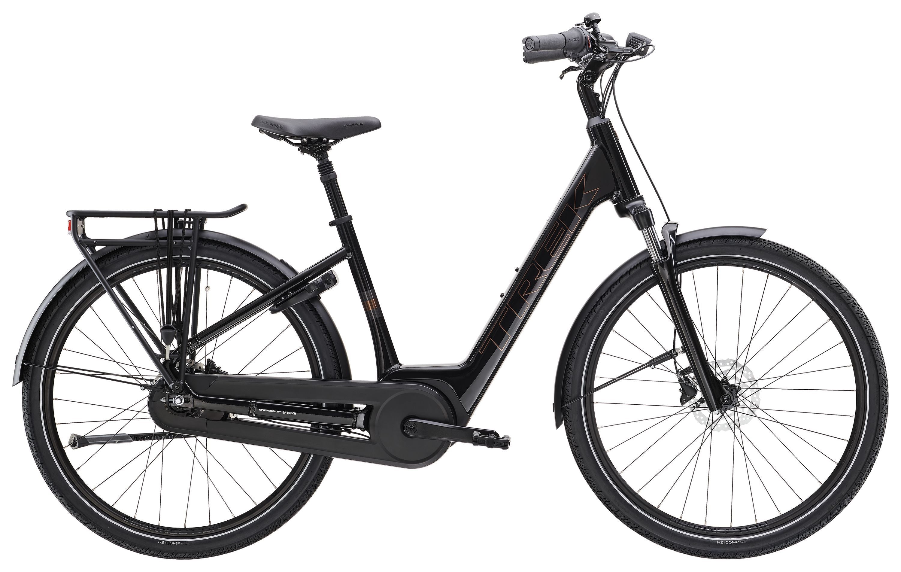 Trek District+ 2 Lowstep e-Hybrid Bike | Swinnerton Cycles