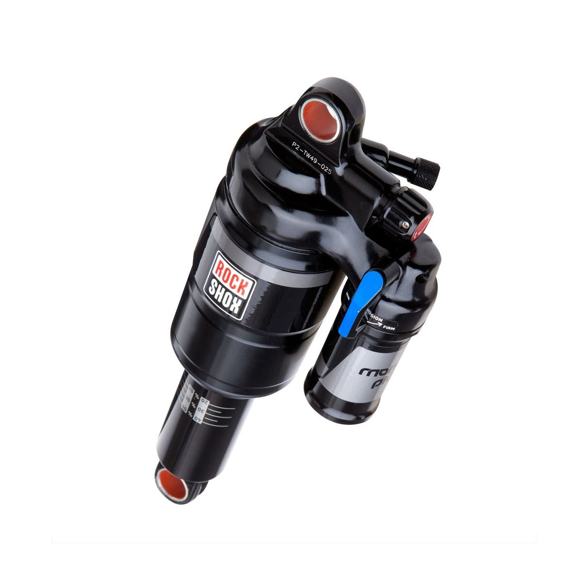Rock Shox Monarch Plus Rc3 (216X57/8.5X2.25) Debonair 9 Volume Reducers Mreb/Mcomp Fastblack/Sbc Shock Block (Includes Mounting Hardware) 2013-2015 Enduro 27.5 And 29 B3 My16 Rear Shock