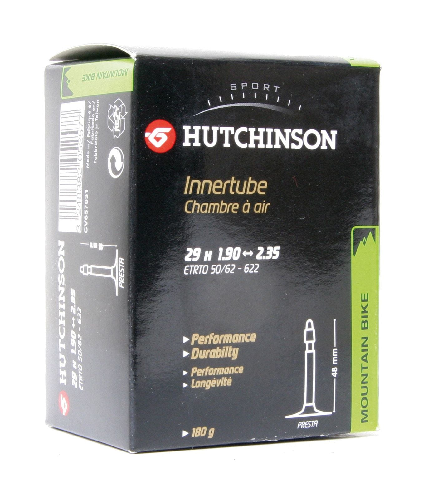 Hutchinson Standard MTB Inner Tubes Set X2 26" Schrader Inner Tube
