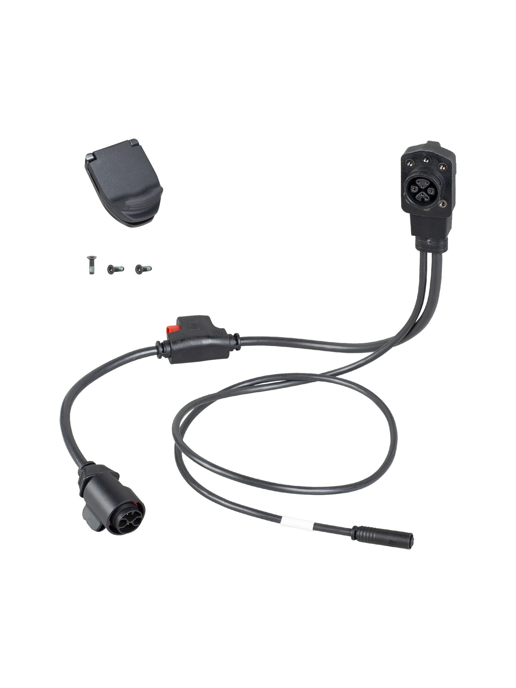TQ HPR50 Ebike Main Power Cable Set - Road Black 900 mm: