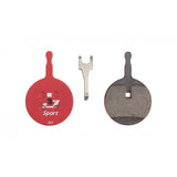 Jagwire Sport Semi-Metallic Disc Pad - Promax Render/AVID BB5 Red Sport Semi-Metallic Promax