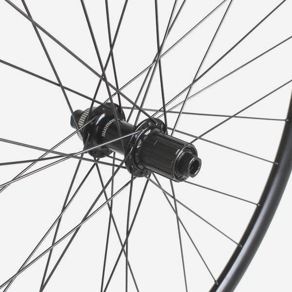 M Part Wheels Road Rear Wheel Shimano Tiagra Cl Hub Ta 142X12Mm 28Mm Aero Rim Black 700C Wheel