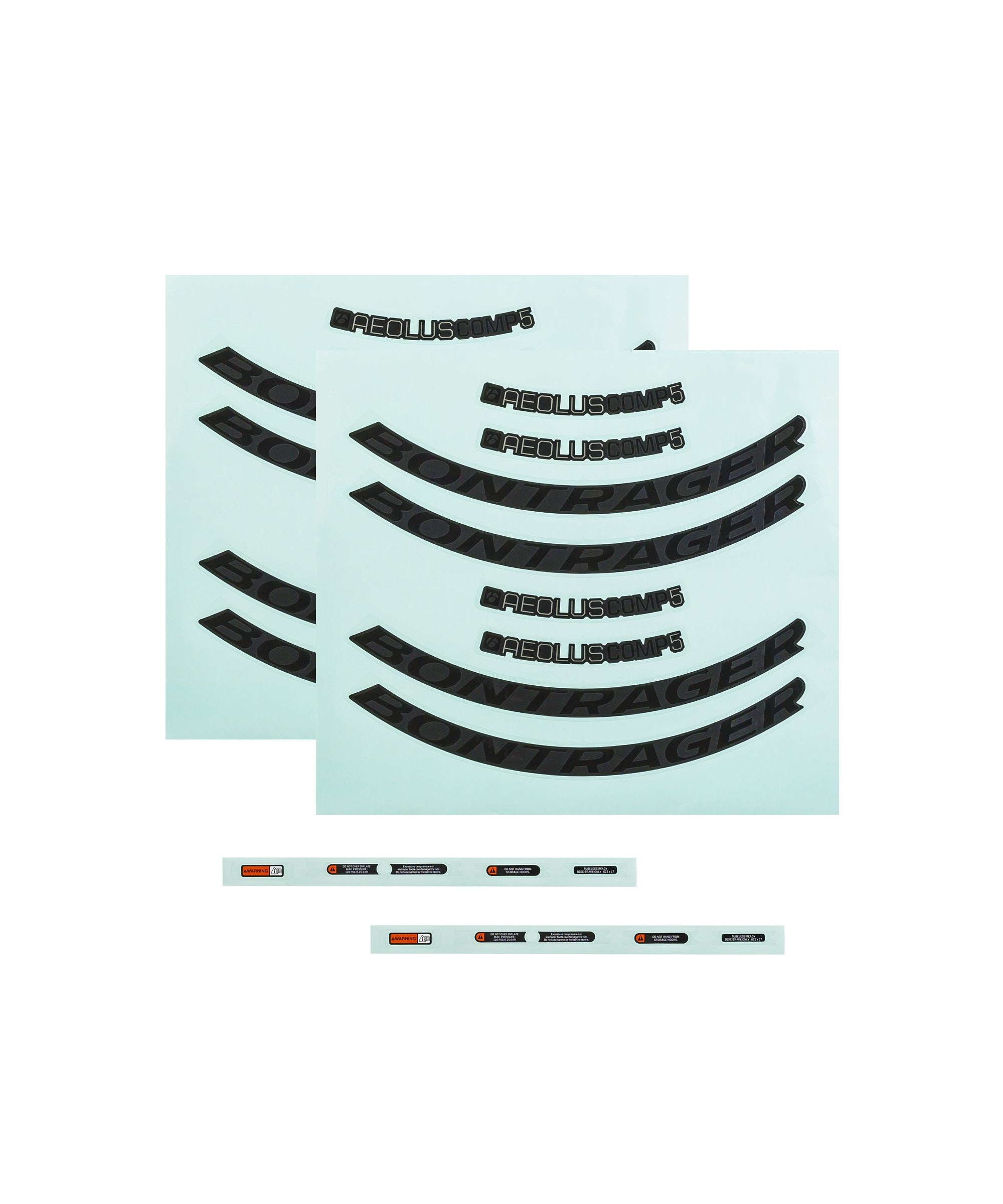 Bontrager Aeolus Comp Disc Rim Decal Sets Wheel Spares