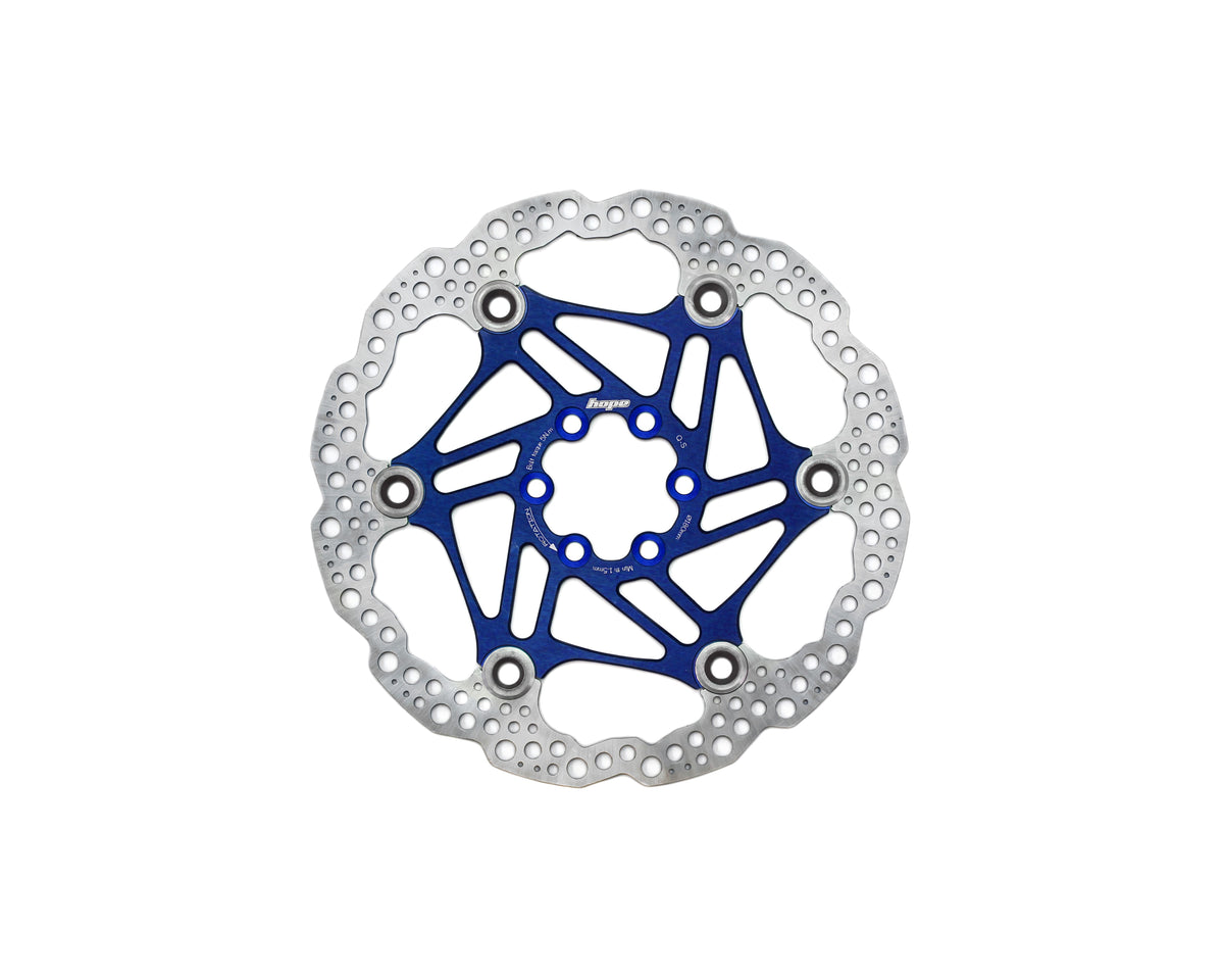 Hope Hope Floating Disc - 180Mm 6 Bolt - Blue
