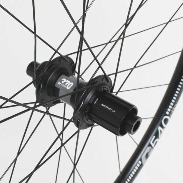 M Part Wheels Gravel Rear Wheel Dt 370 Cl Hub G 540 Rim Tlr Black 700C Wheel
