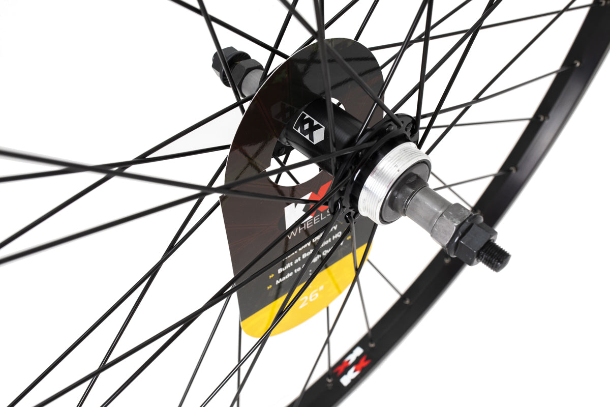 KX MTB 26" Singlewall Solid Axle Screw On Wheel Rim Brake (Rear)