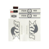 Fox Fork 40 Rc2 Fit Oe Decal Kit Grey 2011 Spares & Accesories