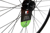KX Hybrid 700C Doublewall Q/R Wheel Disc Brake in Black (Front)