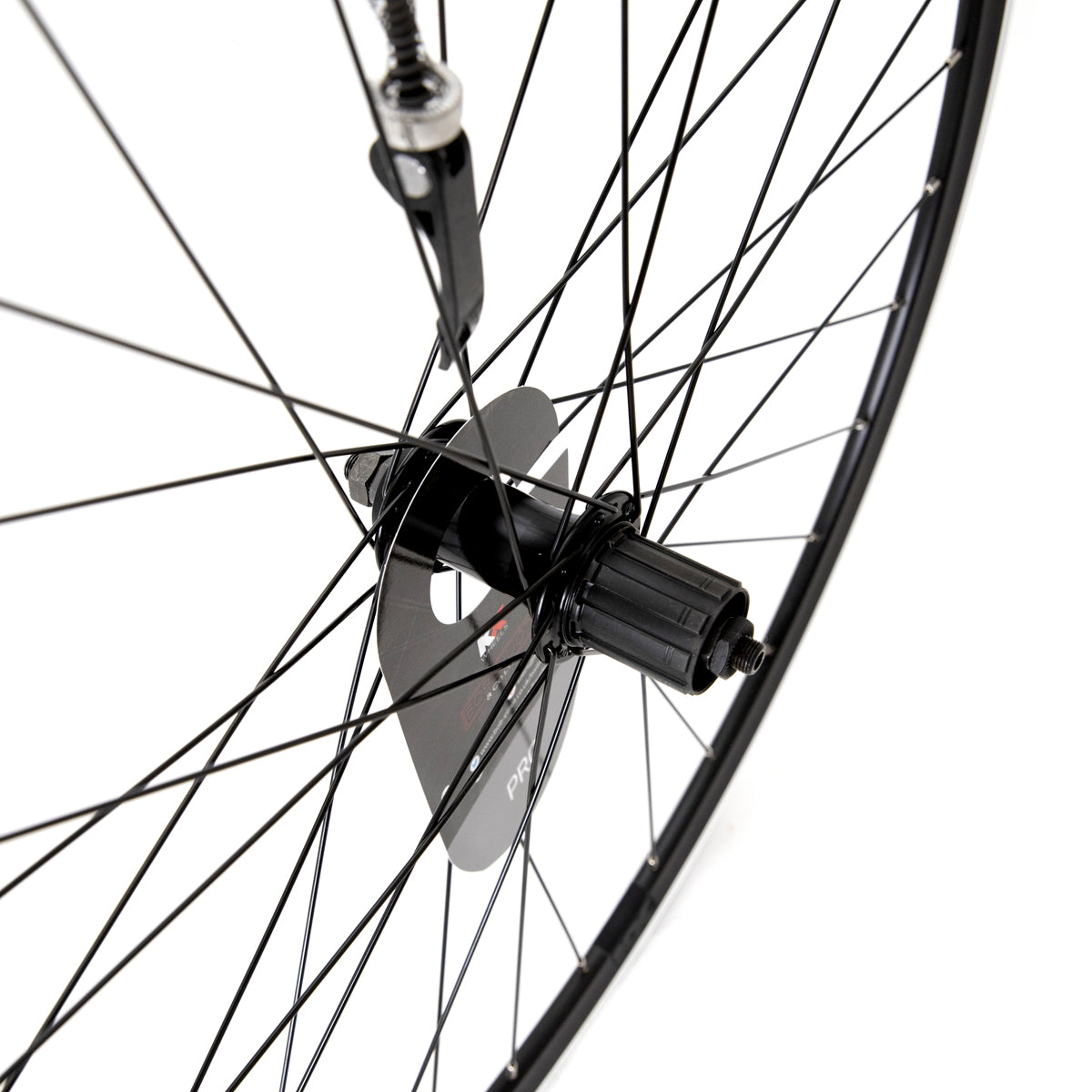 KX Pro Road 700C Q/R Sealed Bearing 8-10 Speed Wheels in Black