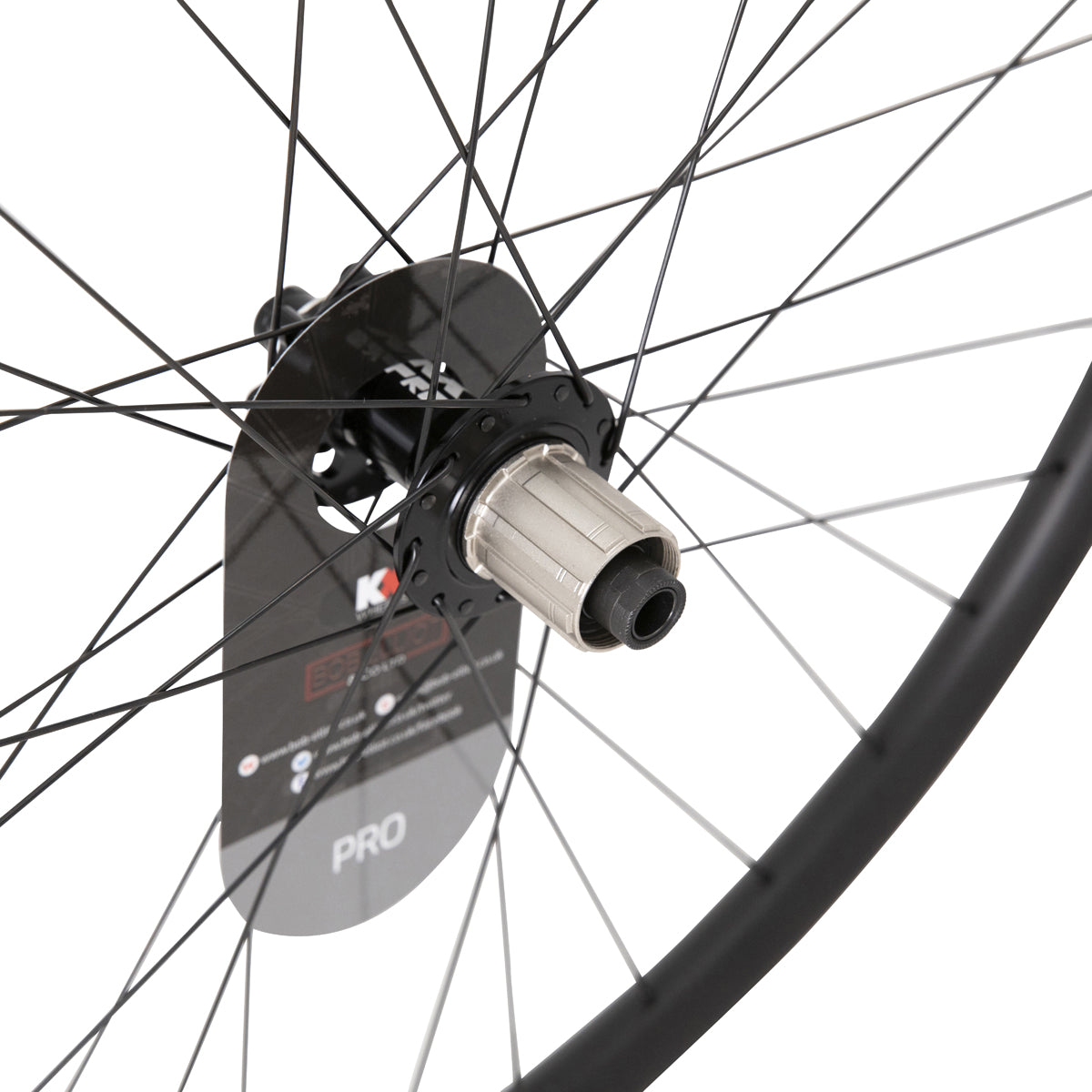 KX Pro 27.5" MTB Disc Tubeless Thru Axle Wheels in Black