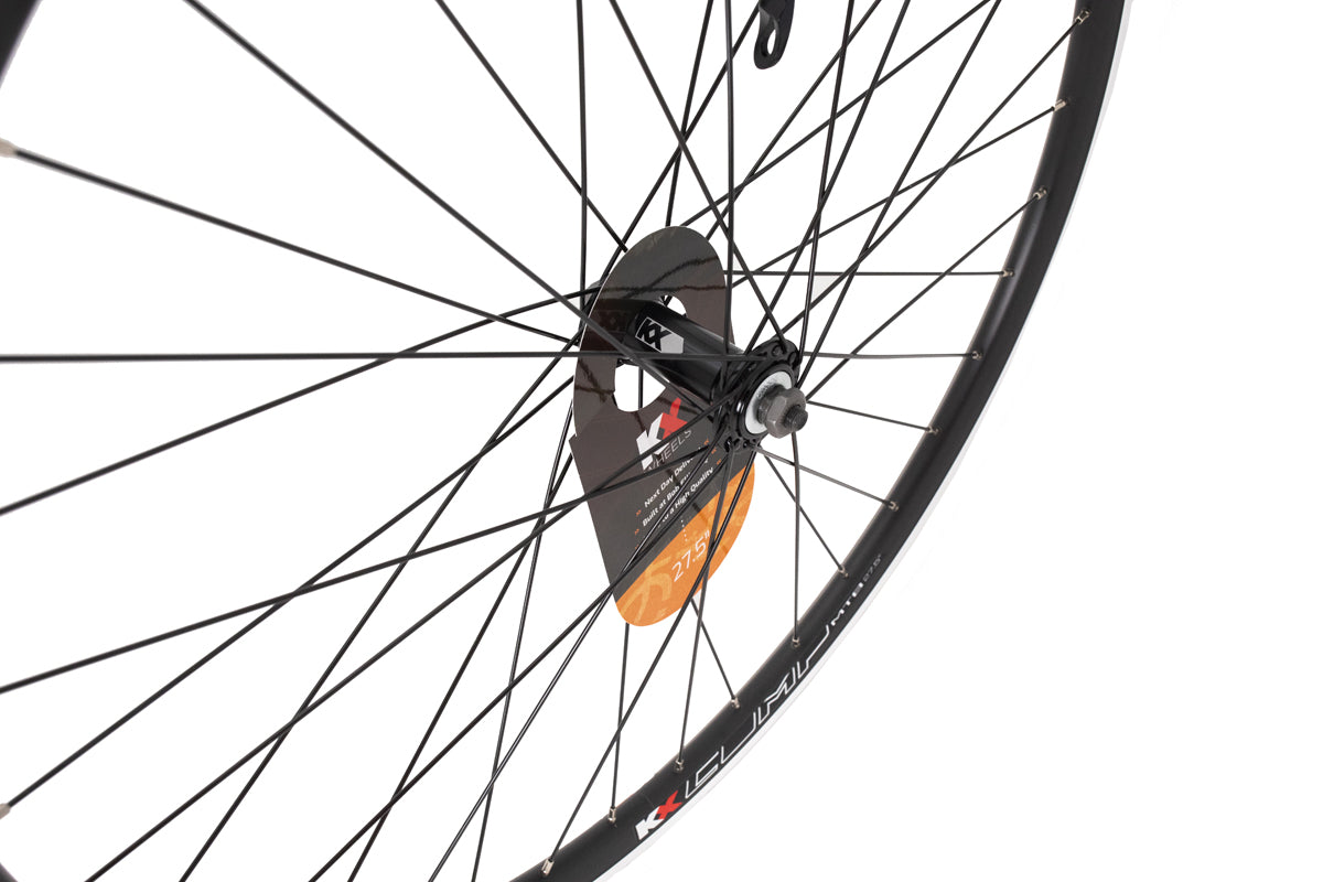 KX MTB 27.5" 650B Doublewall Q/R Wheel Rim Brake in Black (Front)