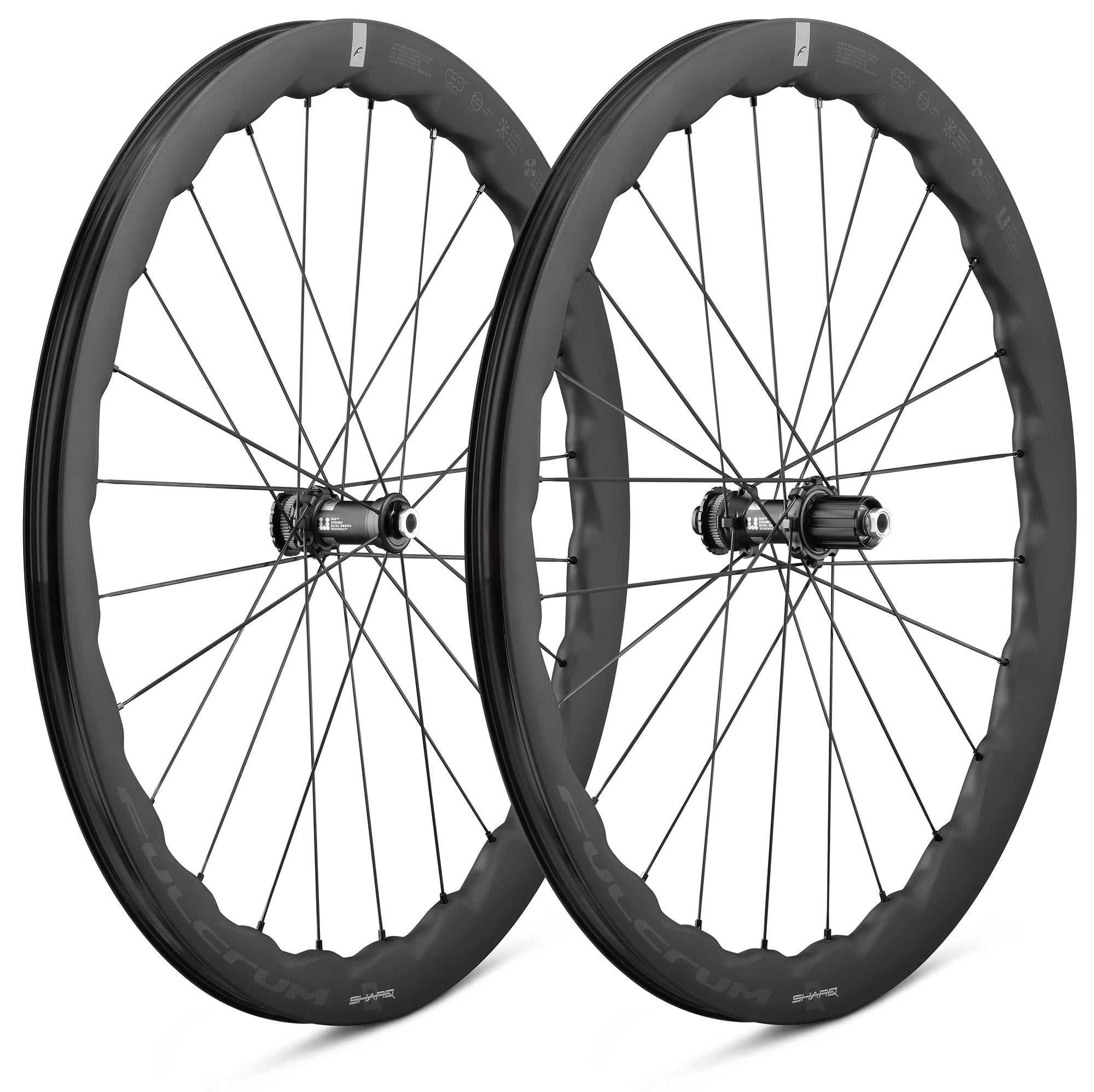 Fulcrum-Sharq-42-Carbon-MS12-Shimano-Microspline-T/L-Disc-Brake-Road-Wheelset