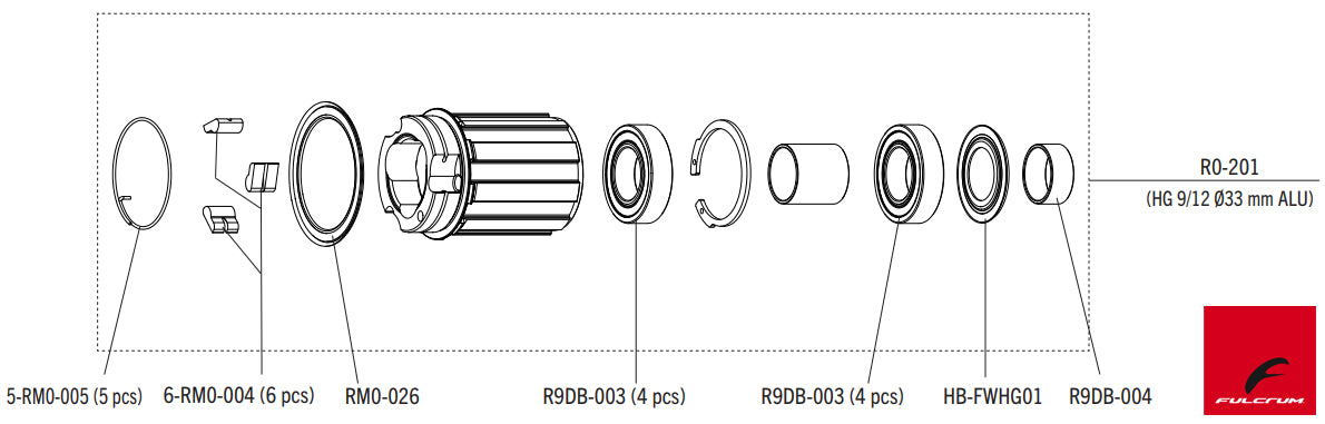 Fulcrum-HG-Type-Alu-Freehub-Body-9-12-33mm-Pawls-(R0-201)