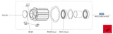 Fulcrum-HG11-Type-FW-Freehub-Body-9-12-(PEO)-(R0-113)