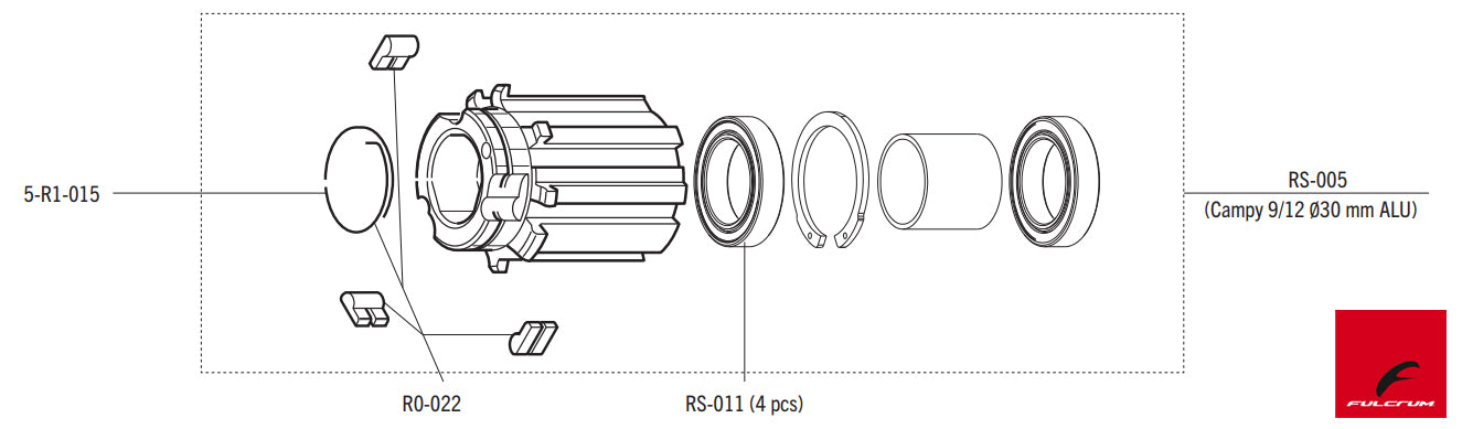 Fulcrum-Campagnolo-FW-Body-9-12-H17mm-(RS-005)