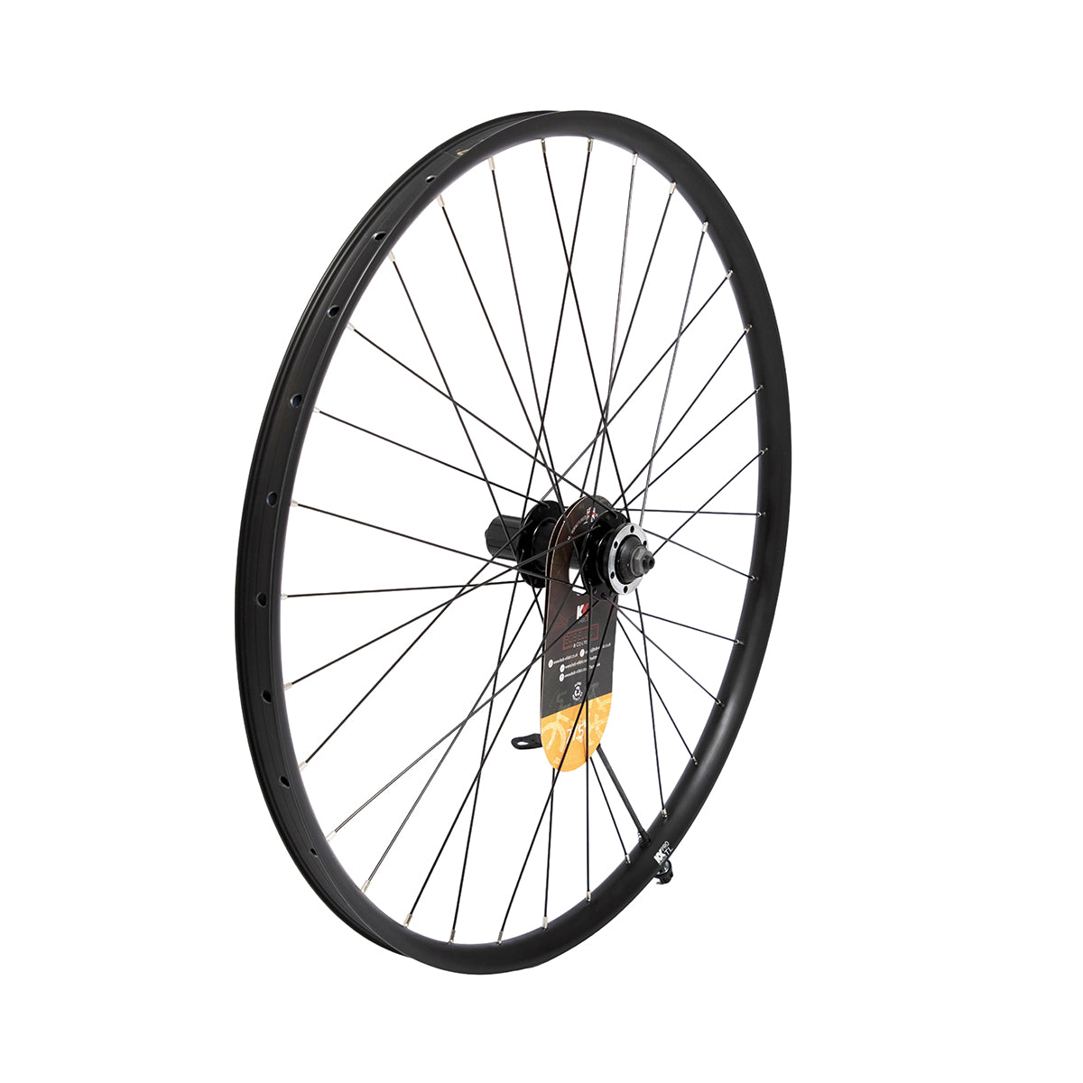 KX-MTB-27.5"-650B-Doublewall-Q/R-â€œBoostâ€-141mm-Cassette-Tubeless-Wheel-Disc-Brake-in-Black-(Rear)