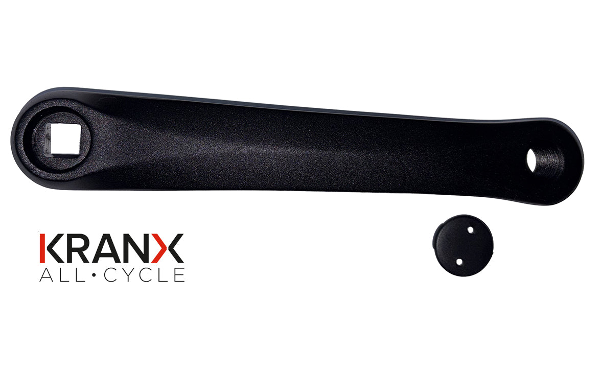 KranX Alloy Left Hand Crank Arm Square Taper Bike Component Black