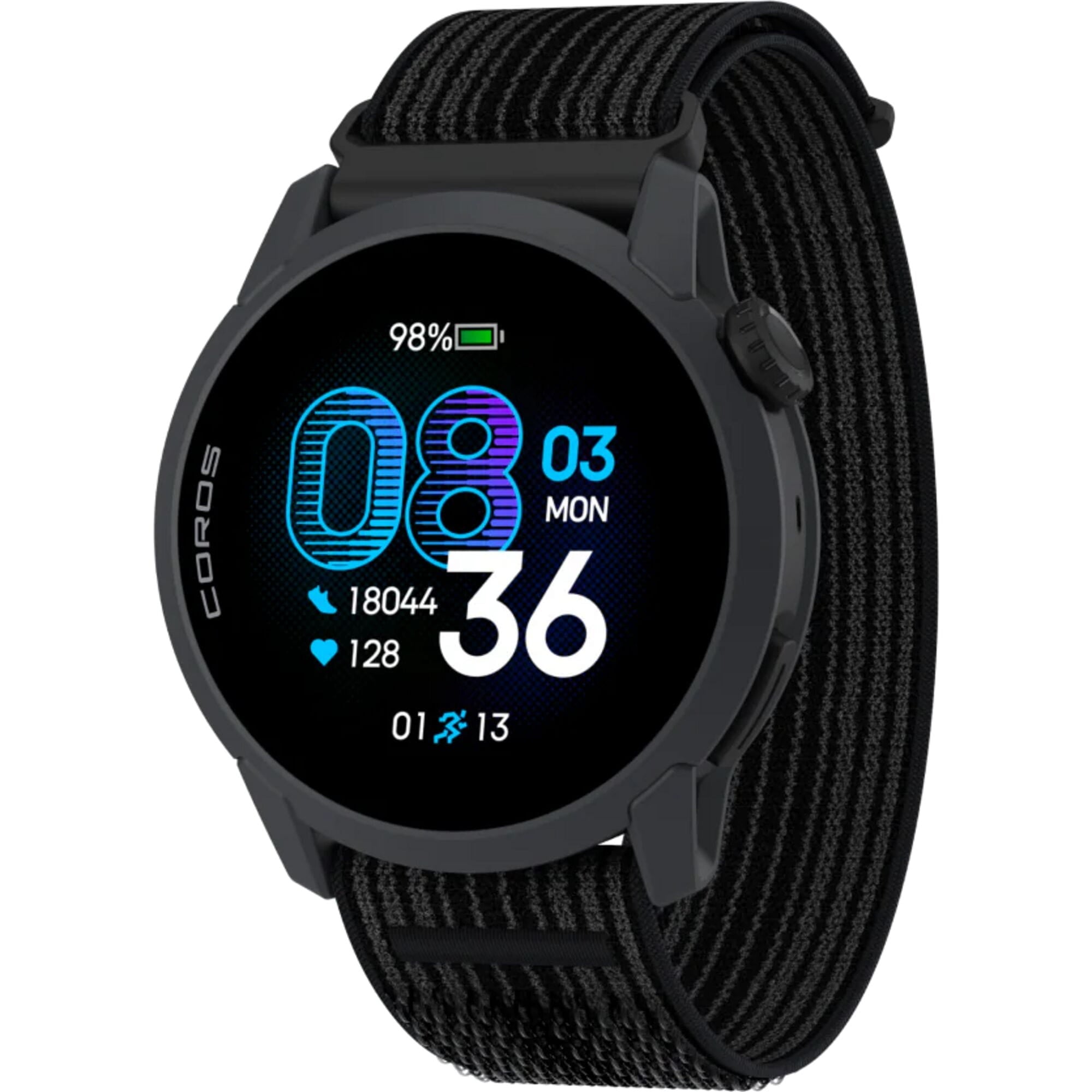Coros PACE 4 GPS Sport Watch Black Nylon