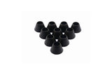 Orange Seal Round Grommets - 10pcs Black