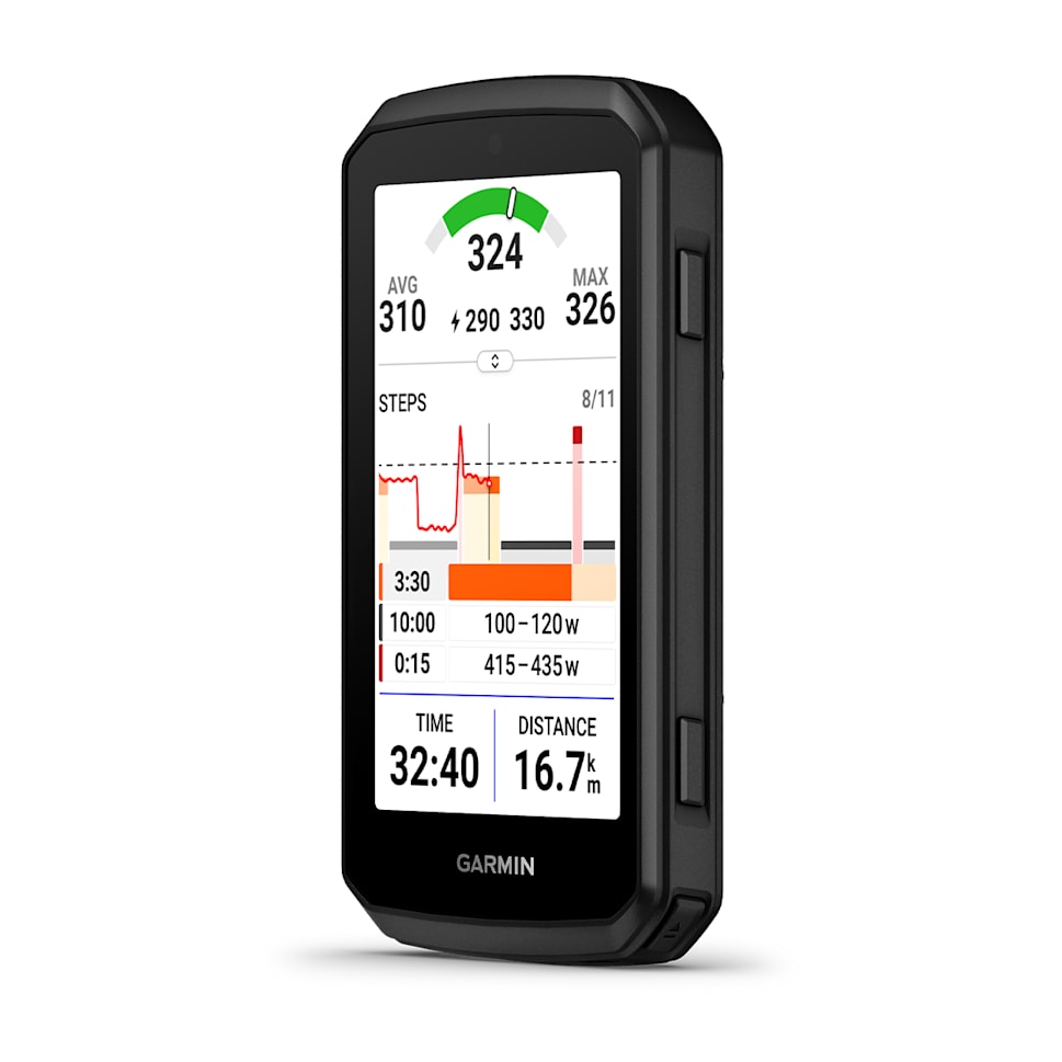 Garmin Edge 1060 cycling accessories including mounts and cables, displayed on a white background.