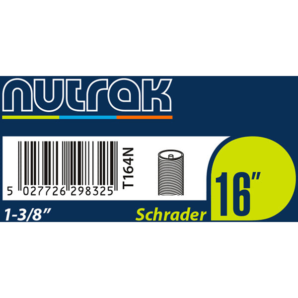 Nutrak 16 X 1 3/8Th Inch Schrader Inner Tube