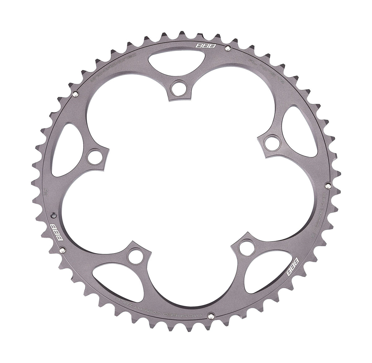 BBB Chain Ring - RoadGear 2x9/10 130BCD Chainring [BCR-11S]