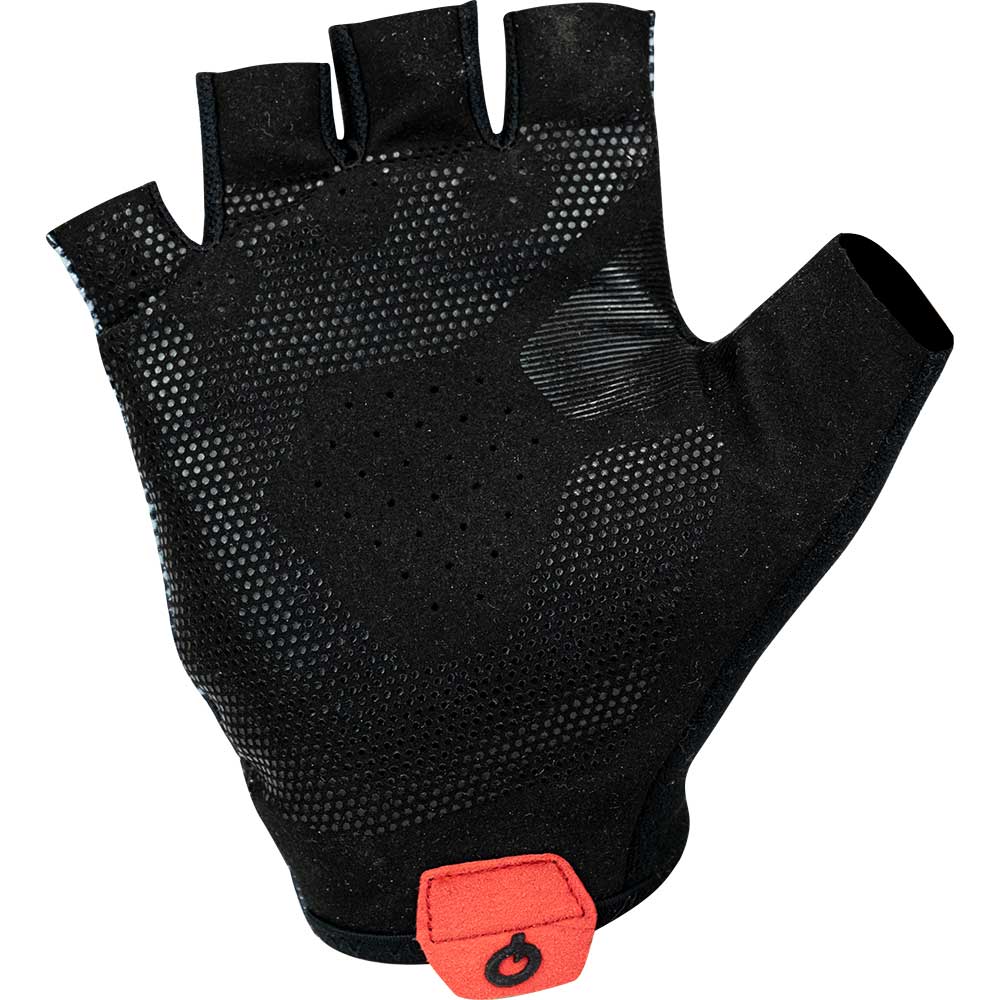 Prologo Blend Mitts cycling gloves for road and gravel, breathable and lightweight, shown in a close-up of the gloves' design and material.