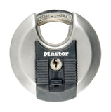 Master Lock Master Lock Excell Discus Round Padlock 70mm [M40] Silver
