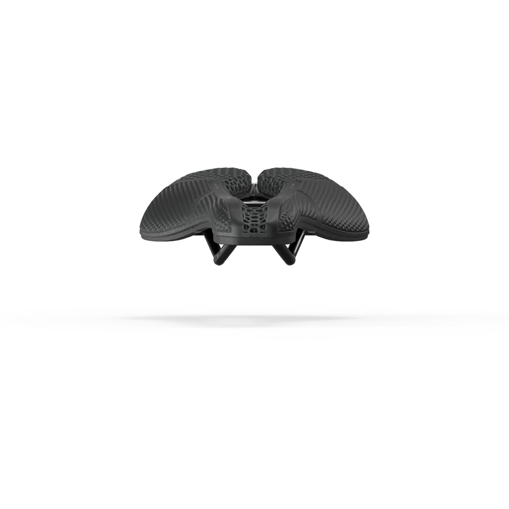 PRO Stealth 3D Performance Road Bike Saddle with anatomic fit and stainless rails, showcasing its sleek design and ergonomic shape.