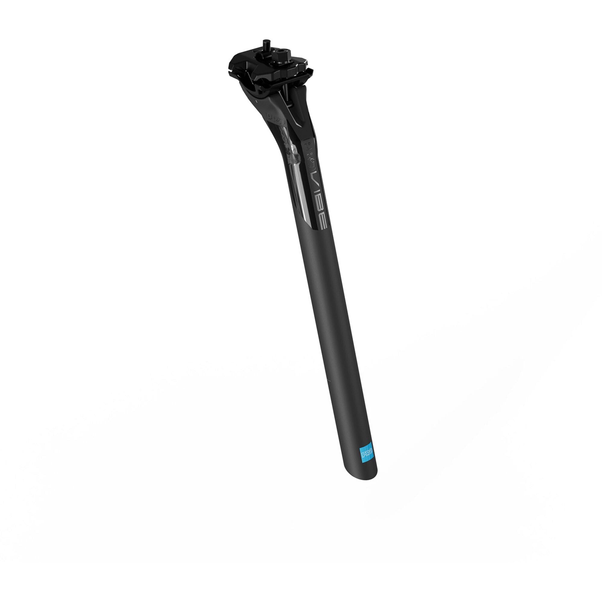 PRO Vibe Carbon seatpost, 27.2mm x 350mm, with 0-15mm layback and Di2 integration, lightweight bicycle component